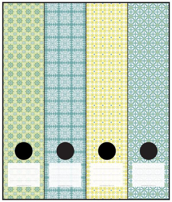 Pretty File. Sign Pretty Tiles File Labels – Design-A-File